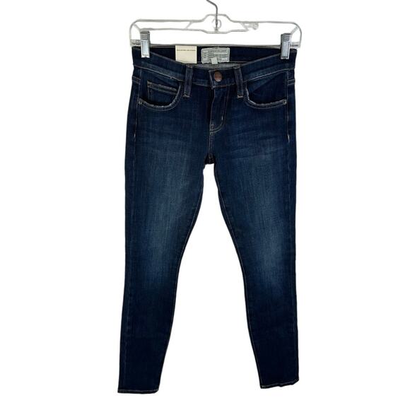 NWT Current Elliot The Ankle Skinny Jeans Hampton Dark Wash Size 24 - Picture 1 of 14
